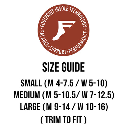 Size Guide For Insoles 