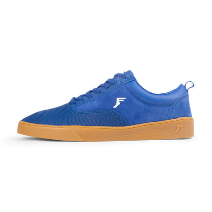 blue fp intercept shoes with brown sole