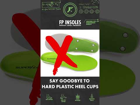 FP insoles patented quantum heel technology explained. #fpinsoles #superfeet